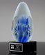 Picture of Blue Bubbles Art Glass Award