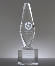 3 Beautiful Crystal Awards for Corporate Leaders