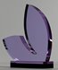 Picture of Custom Shaped Purple Crystal Award