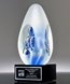 Picture of Blue Bubbles Art Glass Award