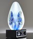 Picture of Blue Bubbles Art Glass Award