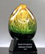Picture of Employee Recognition Gold Art Glass Award