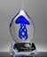 Picture of Inspirational Helix Art Glass - Sandblasted