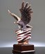 Picture of Rustic Flag Eagle Trophy