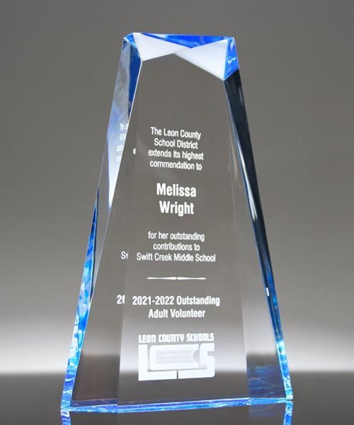 Picture of Sapphire Jewel Acrylic Award