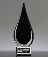 Picture of Black Flare Art Glass Award