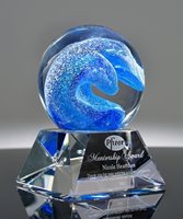Picture of Surfside Wave Art Glass Award