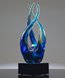 Picture of Intrigue Flame Art Glass Award