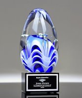 Picture of Azure Flutter Art Glass