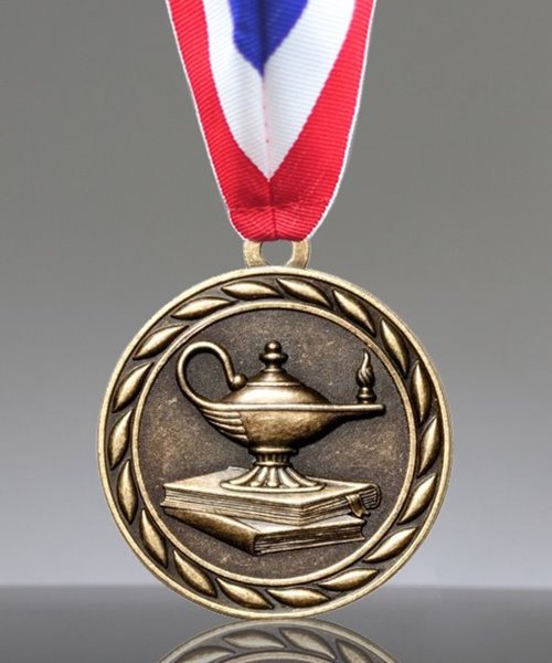 Picture of Lamp of Knowledge Academic Medal