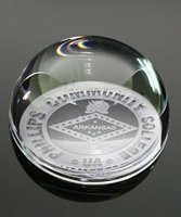 Agility Fußball opt Kristallglas Award in Geschenkbox 3 Grössen Kostenlose Gravur & P &
