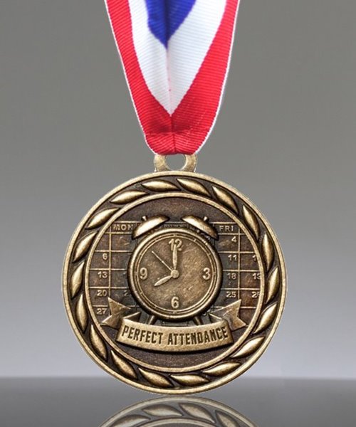 Picture of Perfect Attendance Academic Medal