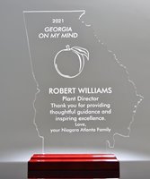 Picture of State of Georgia Acrylic Award