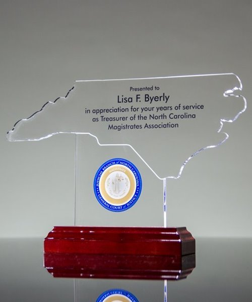 Picture of State of North Carolina Acrylic Award