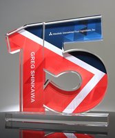Picture of Number 15 Acrylic Award