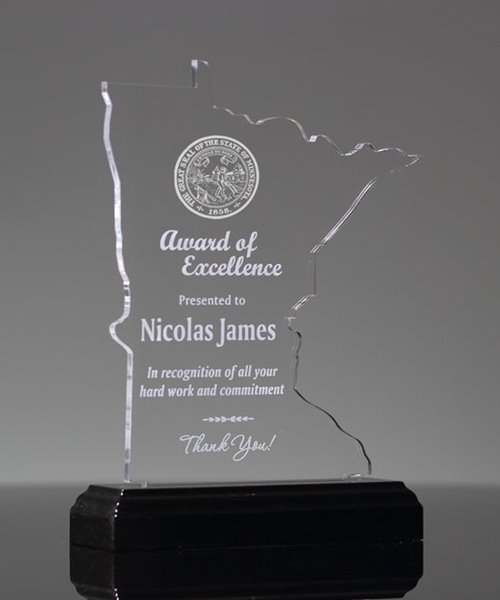 Picture of State of Minnesota Acrylic Award