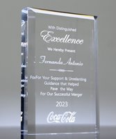 Picture of Beveled Rectangle Acrylic Award