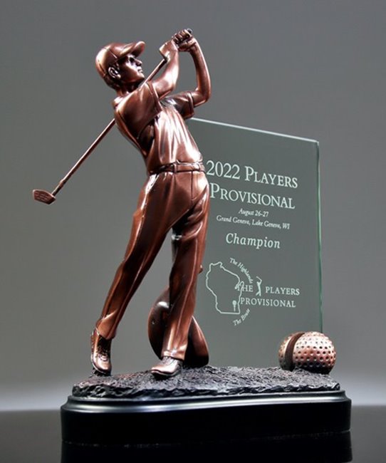 Signature Golf Champion Award Plaque | Edco Awards
