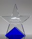 Picture of Azure Crystal Star Award - Sandblasted