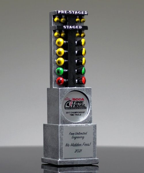 Picture of Drag Racing Light Resin Trophy