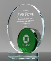 Picture of Green Eclipse Crystal Award