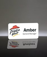 Picture of White Metal Name Badge