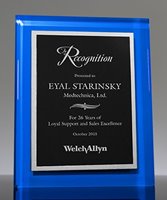 Picture of Blue Acrylic Award Plaque