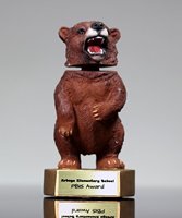 Picture of Bear Bobblehead Mascot Trophy