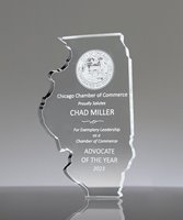 Picture of Illinois State Paperweight
