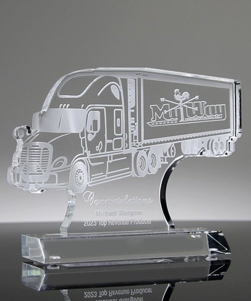Picture of Semi Truck Acrylic Award