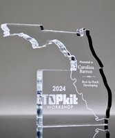 Picture of Florida Shape Acrylic Paperweight Award