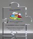 Picture of Acrylic Puzzle Piece Full Color Paperweight - Unity Series