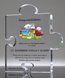 Picture of Acrylic Puzzle Piece Full Color Paperweight