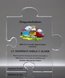 Picture of Acrylic Puzzle Piece Full Color Paperweight - Unity Series