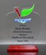 Picture of Acrylic Apple Trophy with Full Color Imprint