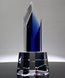 Picture of Visionary Diamond Blue Crystal Award
