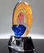 Picture of Silhouette Circle Custom Crystal Award