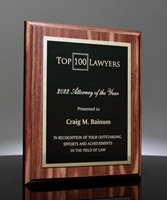 Picture of Traditional Walnut Finish Award Plaque