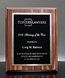 Picture of Traditional Walnut Finish Award Plaque