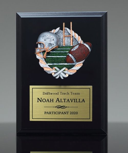 Picture of Color-Theme Football Plaque