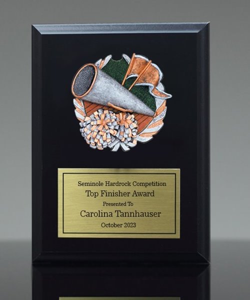 Picture of Color-Theme Cheerleading Plaque