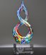 Picture of Infinity Art Glass Trophy