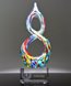 Picture of Infinity Art Glass Trophy