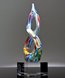 Picture of Infinity Art Glass Trophy