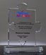 Picture of Acrylic Puzzle Piece Trophy with Full Color Imprint