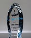 Picture of Faceted Crystal Flame Trophy - Full Color Imprint