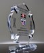 Picture of Firefighter Maltese Cross Acrylic Award - Full Color Imprint