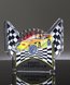 Picture of Racing Flags Acrylic Trophy - Custom Printed