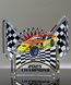 Picture of Racing Flags Acrylic Trophy - Custom Printed