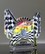 Picture of Racing Flags Acrylic Trophy - Custom Printed